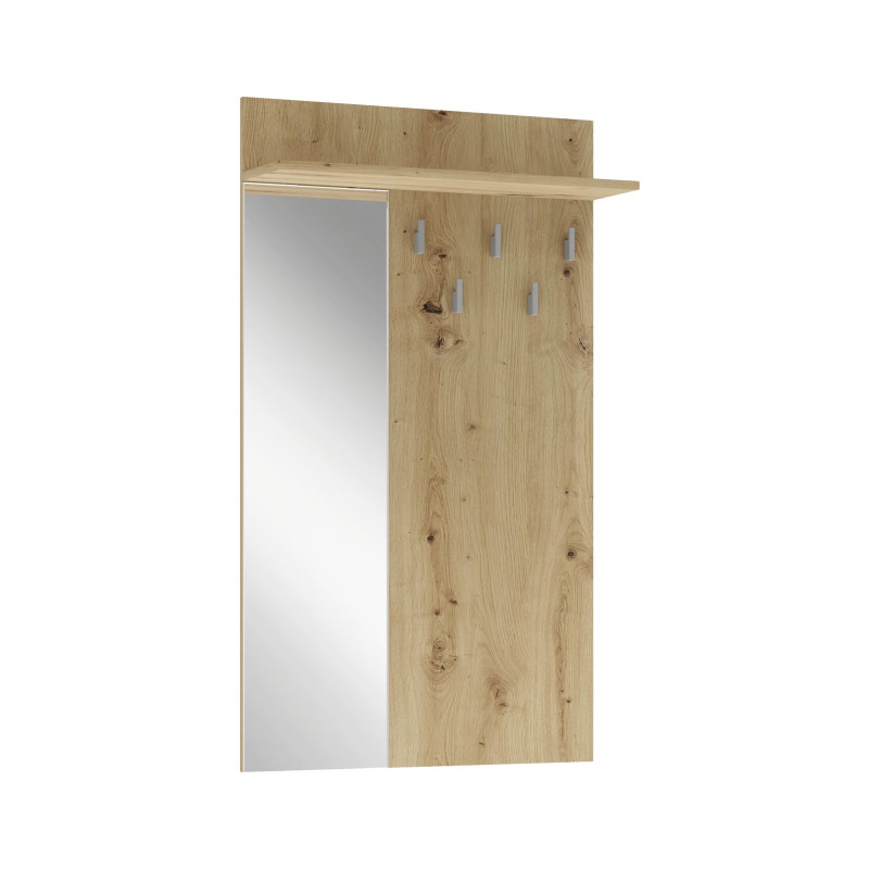 LIMA PR-1 wieszak z lustrem dąb artisan (1p1szt)