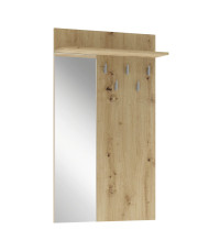 LIMA PR-1 wieszak z lustrem dąb artisan (1p1szt)