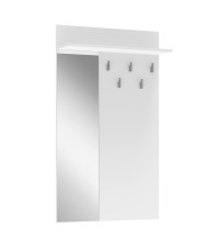LIMA PR-1 wieszak z lustrem biały (1p1szt)