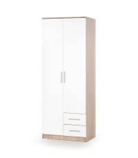 LIMA S-2 szafa dąb sonoma / biały (2p1szt)