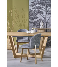 MASSIVE 3 stół rozkładany 160-250x90x77 cm dąb naturalny/dąb naturalny (2p1szt)