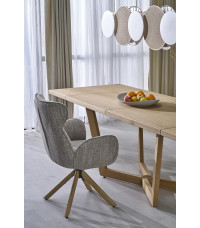 MASSIVE 3 stół rozkładany 160-250x90x77 cm dąb naturalny/dąb naturalny (2p1szt)