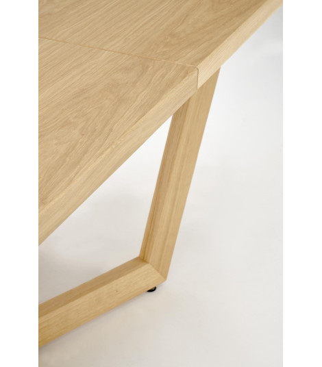 MASSIVE 3 stół rozkładany 160-250x90x77 cm dąb naturalny/dąb naturalny (2p1szt)