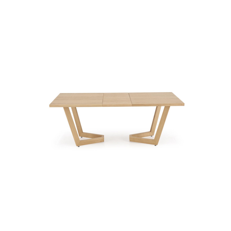 MASSIVE 3 stół rozkładany 160-250x90x77 cm dąb naturalny/dąb naturalny (2p1szt)