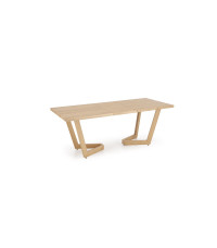 MASSIVE 3 stół rozkładany 160-250x90x77 cm dąb naturalny/dąb naturalny (2p1szt)