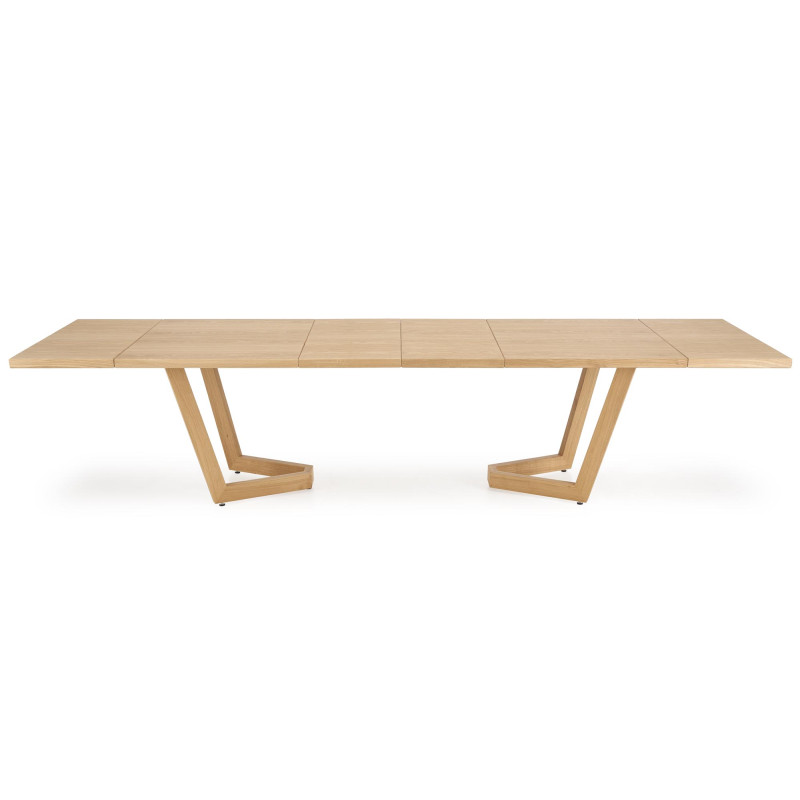 MASSIVE 3 stół rozkładany 160-250x90x77 cm dąb naturalny/dąb naturalny (2p1szt)