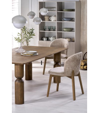 MELTON stół rozkładany 200-300x101x76 cm jasny orzech (3p1szt)