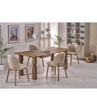 MELTON stół rozkładany 200-300x101x76 cm jasny orzech (3p1szt)