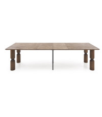 MELTON stół rozkładany 200-300x101x76 cm jasny orzech (3p1szt)