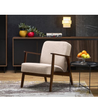 MILANO 1S fotel - beżowy tap. Castel 15 (1p1szt)