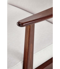 MILANO 1S fotel - jasny beżowy tap. Castel 04 (1p1szt)