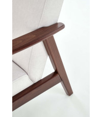 MILANO 1S fotel - jasny beżowy tap. Castel 04 (1p1szt)