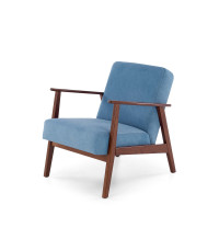 MILANO 1S fotel - niebieski tap. Castel 74 (1p1szt)