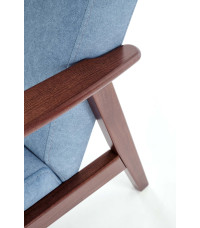 MILANO 1S fotel - niebieski tap. Castel 74 (1p1szt)