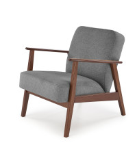 MILANO 1S fotel - popielaty tap. Castel 93 (1p1szt)