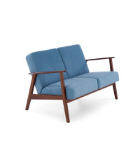 MILANO 2S sofa - niebieski tap. Castel 74 (1p1szt)