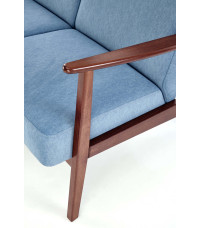 MILANO 2S sofa - niebieski tap. Castel 74 (1p1szt)