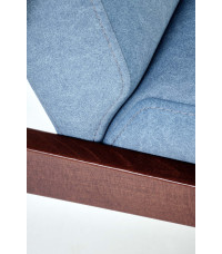 MILANO 2S sofa - niebieski tap. Castel 74 (1p1szt)