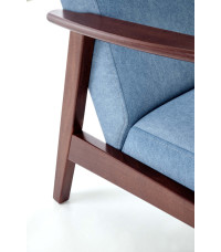 MILANO 2S sofa - niebieski tap. Castel 74 (1p1szt)