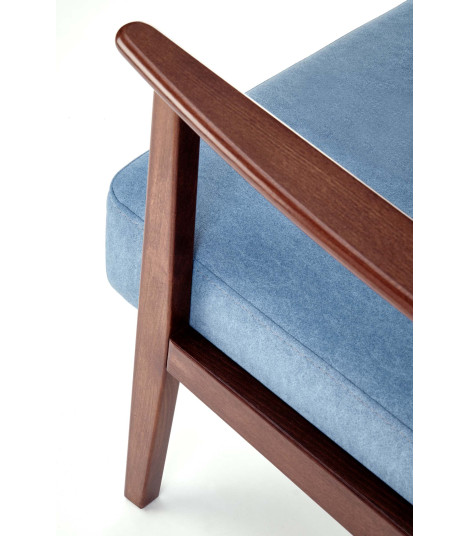 MILANO 2S sofa - niebieski tap. Castel 74 (1p1szt)