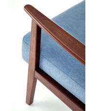 MILANO 2S sofa - niebieski tap. Castel 74 (1p1szt)