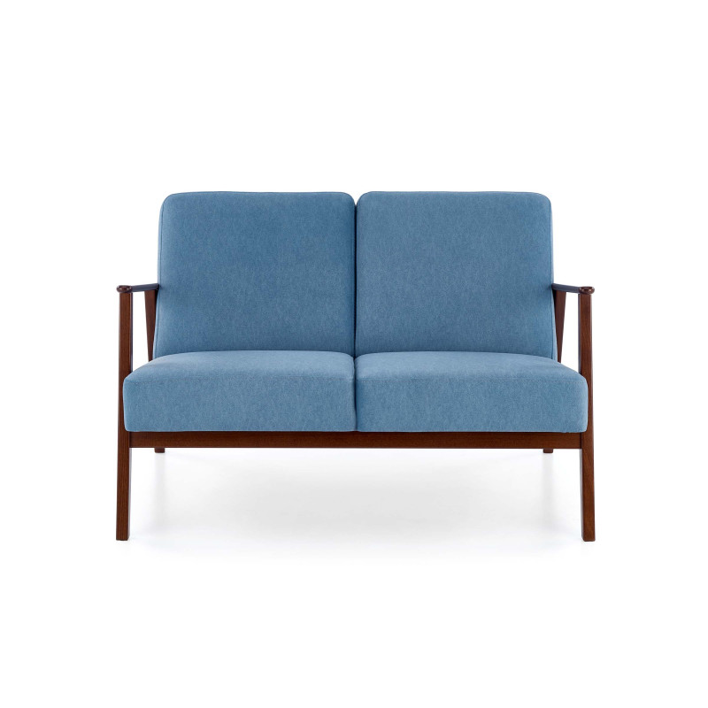 MILANO 2S sofa - niebieski tap. Castel 74 (1p1szt)