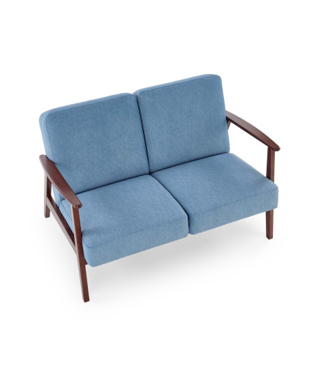 MILANO 2S sofa - niebieski tap. Castel 74 (1p1szt)