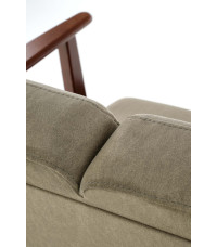 MILANO 2S sofa - oliwkowy tap. Castel 39 (1p1szt)