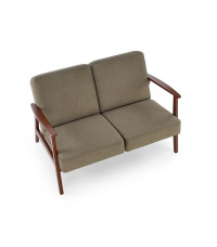 MILANO 2S sofa - oliwkowy tap. Castel 39 (1p1szt)