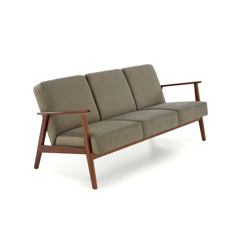 MILANO 3S sofa - oliwkowy tap. Castel 39 (1p1szt)