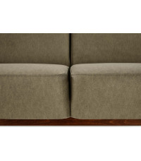 MILANO 3S sofa - oliwkowy tap. Castel 39 (1p1szt)
