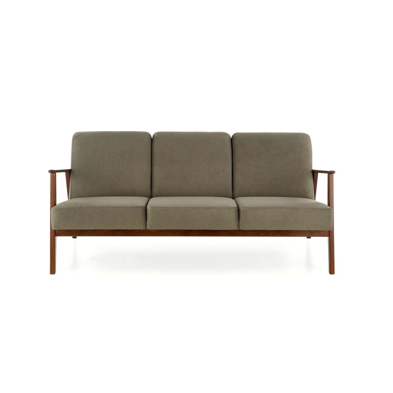 MILANO 3S sofa - oliwkowy tap. Castel 39 (1p1szt)