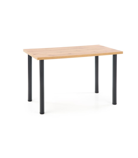 MODEX 2 120 stół kolor blat - dąb wotan, nogi - czarny (2p1szt)
