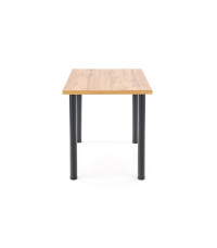 MODEX 2 120 stół kolor blat - dąb wotan, nogi - czarny (2p1szt)