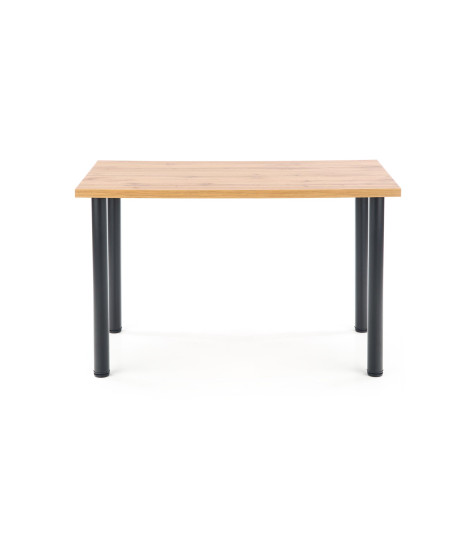 MODEX 2 120 stół kolor blat - dąb wotan, nogi - czarny (2p1szt)