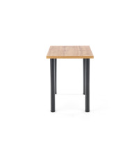 MODEX 2 90 stół kolor blat - dąb wotan, nogi - czarny (2p1szt)