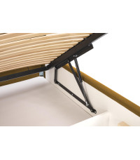 MODULO korpus łóżko 160 - musztardowy tap. Monolith 48 (3p1szt)