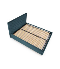 MODULO W1 łóżko 160 - wezgłowie ciemny zielony tap. Monolith 37 (1p1szt)