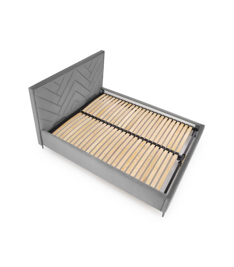 MODULO W1 łóżko 160 - wezgłowie popiel tap. Monolith 85 (1p1szt)