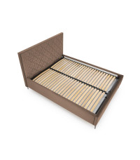 MODULO W2 łóżko 160 - wezgłowie beżowy tap. Monolith 09 (1p1szt)