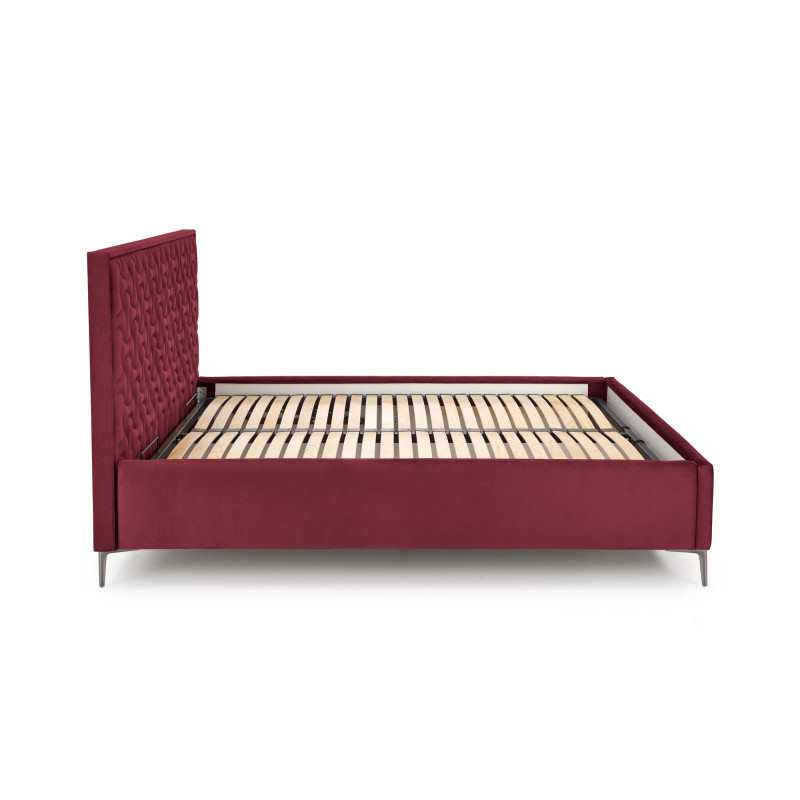 MODULO W2 łóżko 160 - wezgłowie bordowy tap. Monolith 59 (1p1szt)