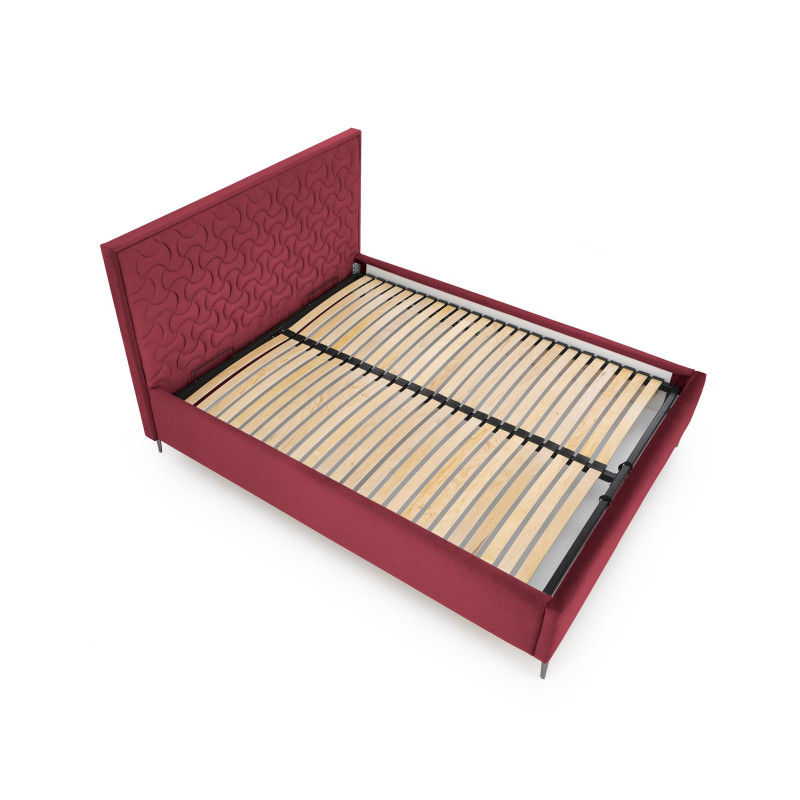 MODULO W2 łóżko 160 - wezgłowie bordowy tap. Monolith 59 (1p1szt)