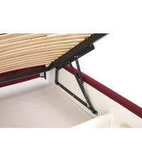 MODULO W2 łóżko 160 - wezgłowie bordowy tap. Monolith 59 (1p1szt)