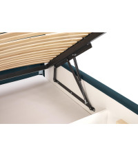 MODULO W2 łóżko 160 - wezgłowie ciemny zielony tap. Monolith 37 (1p1szt)