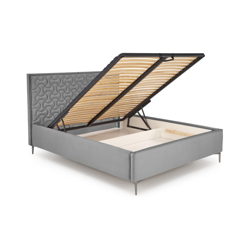 MODULO W2 łóżko 160 - wezgłowie popiel tap. Monolith 85 (1p1szt)