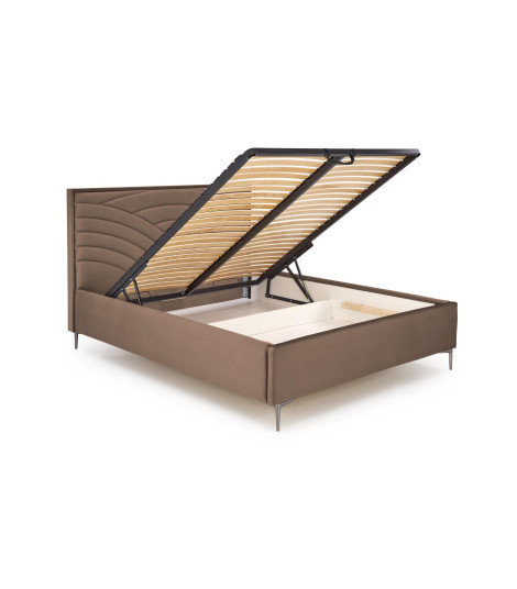 MODULO W3 łóżko 160 - wezgłowie beżowy tap. Monolith 09 (1p1szt)