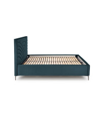 MODULO W3 łóżko 160 - wezgłowie ciemny zielony tap. Monolith 37 (1p1szt)