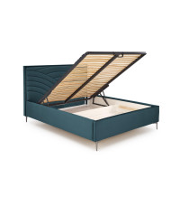 MODULO W3 łóżko 160 - wezgłowie ciemny zielony tap. Monolith 37 (1p1szt)