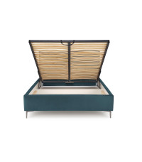 MODULO W5 łóżko 160 - wezgłowie ciemny zielony tap. Monolith 37 (1p1szt)