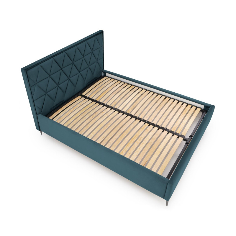MODULO W5 łóżko 160 - wezgłowie ciemny zielony tap. Monolith 37 (1p1szt)